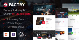 Factry - Industry & Factory HTML5 Template by CreativeGigs