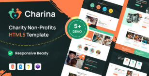 Charina – Charity and Nonprofit HTML5 Template by Dreamit-Solution