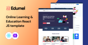 Edumel - Online Learning React Education Template by pxelCode