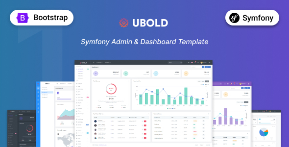 Ubold - Symfony Admin & Dashboard Template by coderthemes