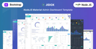 Jidox - NodeJS Admin Dashboard Template by coderthemes