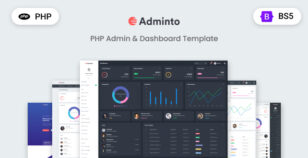 Adminto - PHP Admin Dashboard Template by coderthemes
