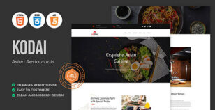 Kodai -  Asian Restaurant HTML Template by Rometheme