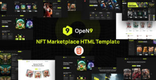 Open9 | NFT Marketplace HTML Template by themesflat