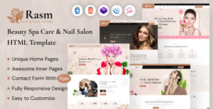 Rasm – Beauty Spa Care & Nail Salon HTML Template by themeholy