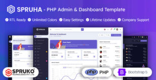 Spruha - PHP Bootstrap Admin & Dashboard Template by SPRUKO