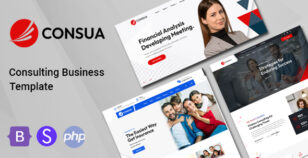 Consua - Consulting Business HTML Template by validthemes