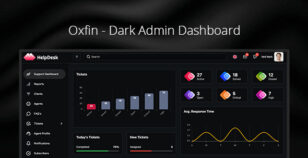 Oxfin - Bootstrap Dark Admin Dashboard by parkerThemes
