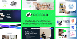 DigiBold - Digital Agency Creative Portfolio React Js Template by s7template