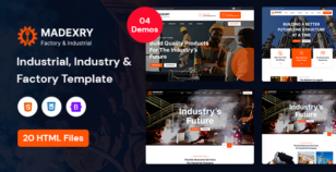 Madexry - Factory & Industrial HTML Template by ThemeDox