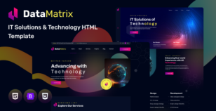 DataMatrix - IT Solutions & Technology HTML Template by valorwide