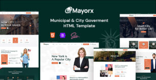 Mayorx - Municipal & City Government HTML Template by HixStudio