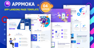 Appmoka - App Landing Page Template by SemoThemes
