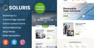 Soluris - Ecology & Solar Energy HTML Template by ThemeMascot