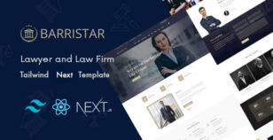 Barristar – Tailwind Css Lawyer and Attorney Next Js Template by wpoceans