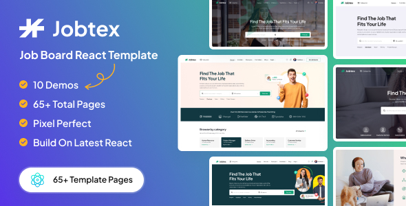 Jobtex | Job Board ReactJS Template by themesflat
