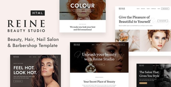 Reine - Beauty Salon HTML5 Template by DSAThemes