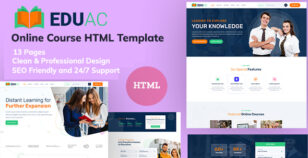 Eduac - Online Course HTML Template by theme_ocean