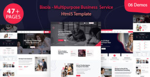 Bixola - Multipurpose Business Service HTML5 Template by SeemlyTheme