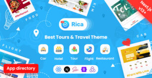 Rica - Travel & Tour Online Booking React NextJs Template by PixelStrap