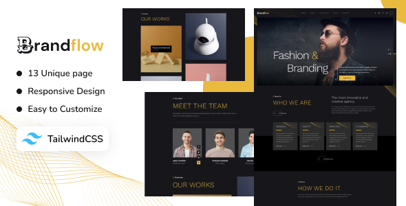Brandflow - Agency and Business HTML Site Template by themeix