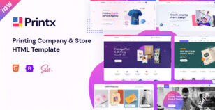 Printx - Printing Services Company HTML Template by HixStudio