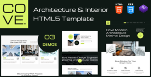 Cove - Architecture & Interior HTML5 Template by ThemeHt