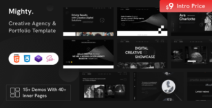 Mighty - Creative Agency & Portfolio HTML Template by reacthemes