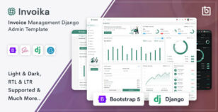 Invoika - Invoice Management Django Admin Template by Themesbrand