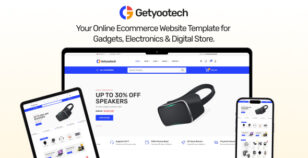 Getyootech - Electronics, Gadgets & Digital Store Site Template. by Web-Thunder