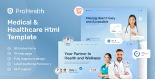 ProHealth - Medical and Healthcare Template by laralink
