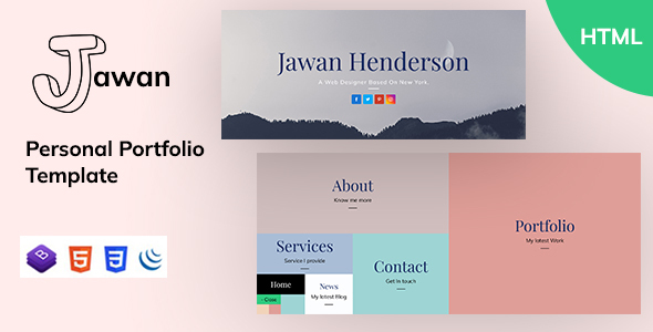 Jawan - Personal Portfolio Template by theme_ocean