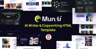 MunAi | AI Writer & Copywriting HTML Template by themesflat