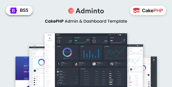 Adminto - CakePHP Admin Dashboard Template by coderthemes