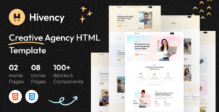 Hivency - Creative Digital Agency HTML5 Template by BoomDevs