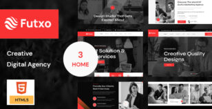 Futxo- Creative Digital Agency HTML5 Template by webplateone