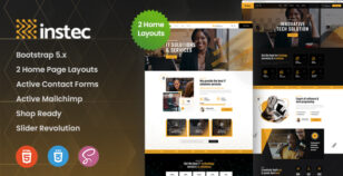 Instec - Digital Agency HTML Template by ThemeMascot