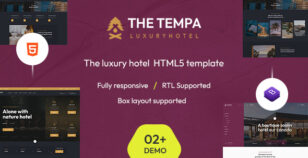 Tempa - The Luxury Hotel HTML5 Template by spacingtech_webify