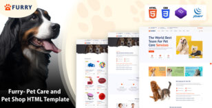 Furry - Pet Care and Pet Shop HTML Template by andIT_themes