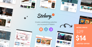 Stelary — Multi-Purpose Blog & Magazine Site Template by unistudioco