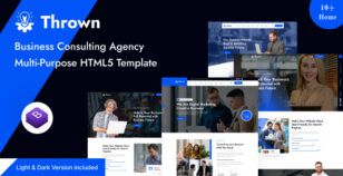 Thrown-Business Consulting Agency Multi-Purpose HTML5 Template by Website_Stock