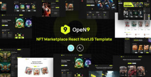 Open9 | NFT Marketplace React NextJS Template by themesflat