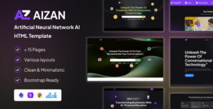 Aizan - Artificial Neural Network AI HTML Template by Avitex