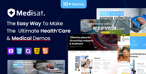 Medisat - Health & Medical HTML Template by ThemetechMount