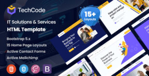 Techcode - IT Solutions & Services HTML by ThemeMascot