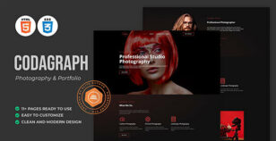 Codagraph - Photography & Portfolio HTML Template by Rometheme
