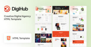 DigiHub - Digital Agency HTML Template by bracket-web