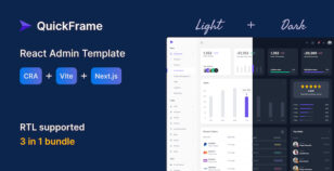 QuickFrame - Admin Dashboard Template by ui-lib