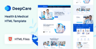 DeepCare - Health & Medical HTML Template by InsightTheme