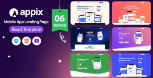 APPIX - Mobile App Landing Page Responsive React Template by media-city